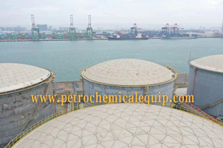 Hot Sale Aluminum Geodesic Dome Roof for  FRP Vertical Water Storage Tanks