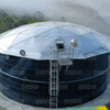 Glass Fused to Steel Tank as Anaerobic Digester or Sewage Treatment Storage Tanks