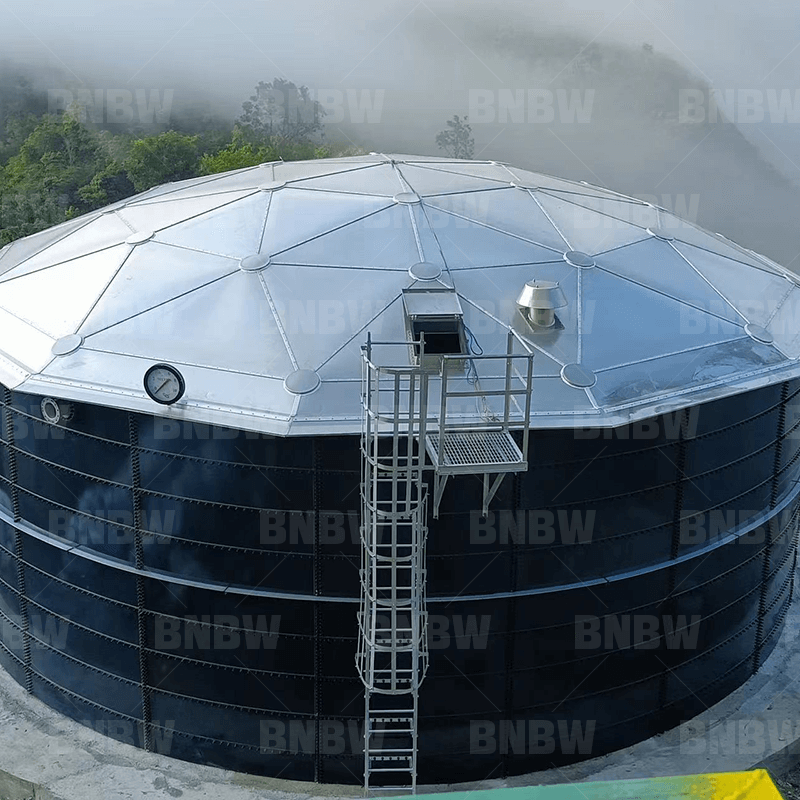 The Petrochemical storage of Glass Fused Steel Tanks from China manufacturer 