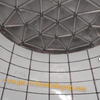 The Diameter 5-100m Aluminum Geodesic Dome Roof for Storage Tanks