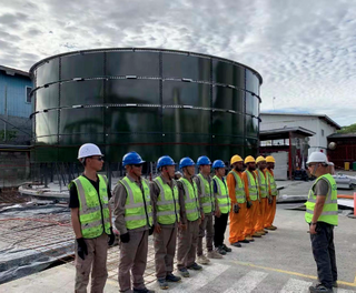 20 To 18000 M3 Multifunction Liquid Tanks Fused To Steel Material Tanks