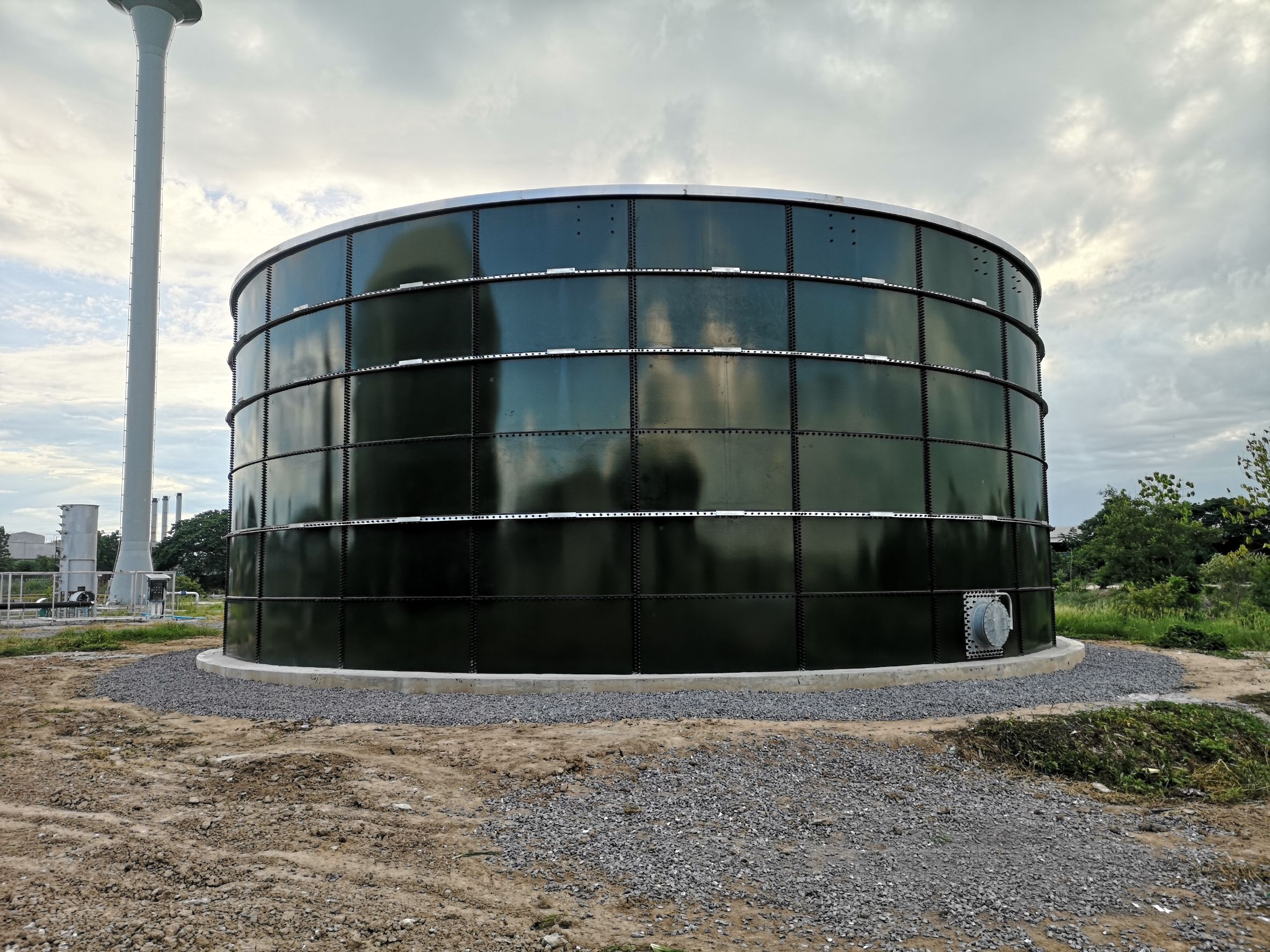 The Aluminum Flat Deck Roof for Storage Tanks 