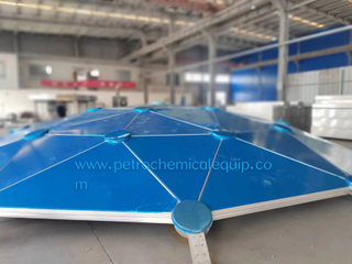 The Aluminum Dome Space Triangular Dome for Storage Tank Fuel Tank