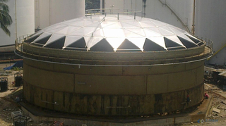 5000 M3 Anaerobic Digester Tank Glass Fused To Steel Material Fast Installation