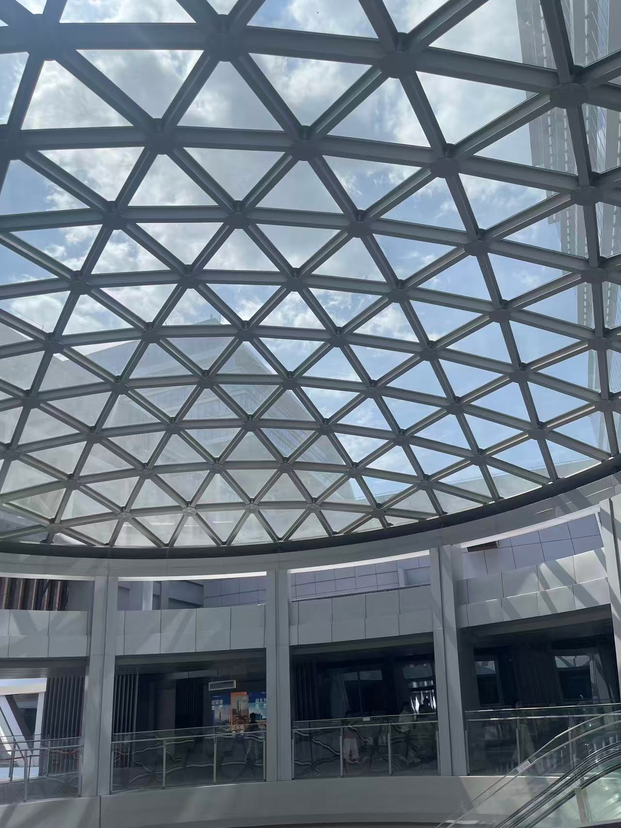 Aluminum Geodesic Dome Roof for Building Public Place Large Shopping Mall Opera House